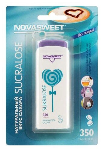NOVASWEET Сахарозаменитель Sucralose таблетки - фото 1