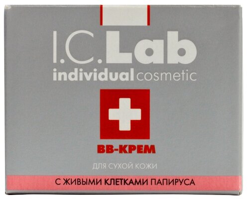 I.C.Lab BB крем для сухой и чувствительной кожи с живыми клетками папируса , 50 мл - фото 3