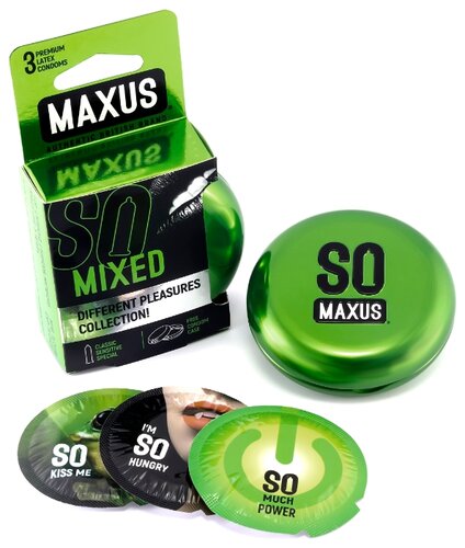 Презервативы Maxus Mixed - фото 3