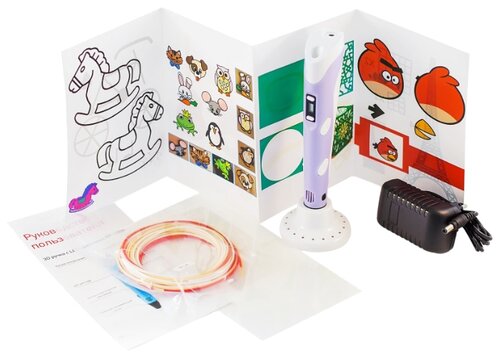 3D-ручка SUPER 3D PEN-2 PLUS (трафареты+коврик) - фото 1