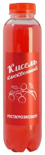 Кисель РОСТАГРОЭКСПОРТ клюква 0%, 500 мл - фото 1