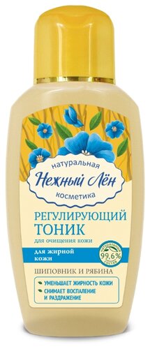 Нежный Лён Тоник Регулирующий для жирной кожи - фото 1