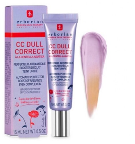 Erborian CC крем Dull Correct SPF 25, 15 мл - фото 2