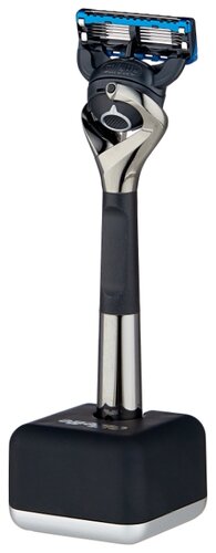 Набор Gillette подарочный подставка, бритвенный станок Fusion5 Proglide Flexball с эксклюзивной хромированной ручкой Premium Edition - фото 4