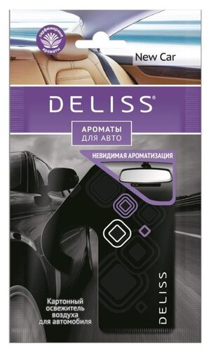 Deliss Ароматизатор для автомобиля, AUTOP006.05/01, New Car - фото 1