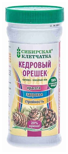 Клетчатка СИБИРСКАЯ КЛЕТЧАТКА Кедровый орешек, 280 г - фото 1