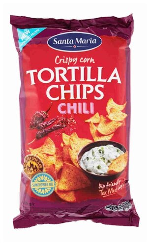 Чипсы Santa Maria кукурузные Tortilla Chips Chili - фото 1
