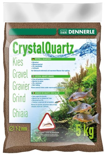 Грунт Dennerle Kristall Quarz 1-2 мм, 5 кг - фото 1