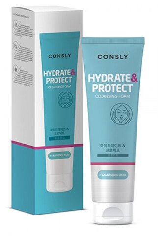 Consly пенка для умывания увлажняющая с гиалуроновой кислотой Hydrate&Protect - фото 2