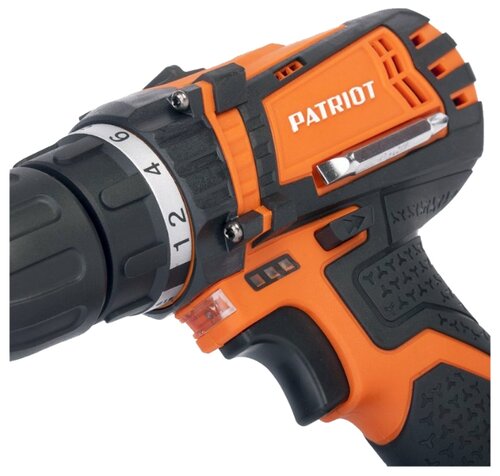 Аккумуляторная дрель-шуруповерт PATRIOT BR 181UES Li-Ion 2.0 А·ч 18 В х2 кейс 29 Н·м - фото 3