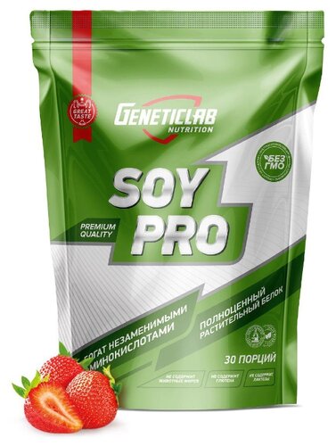 Протеин Geneticlab Nutrition Soy Protein (900 г) - фото 1
