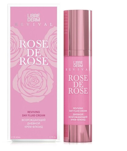 Librederm Rose De Rose Возрождающий дневной крем-флюид для лица - фото 2