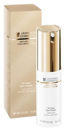Крем Janssen Mature Skin Tri-Care укрепляющий для контура глаз 15 мл - фото 1