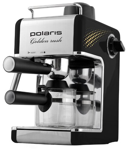 Кофеварка рожковая Polaris PCM 4006A Golden rush - фото 1