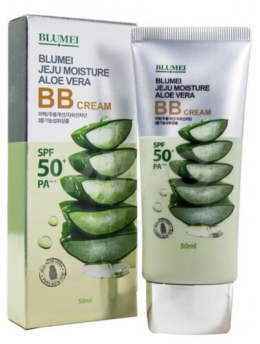 Blumei BB крем с экстрактом алоэ SPF 50, 50 мл - фото 1