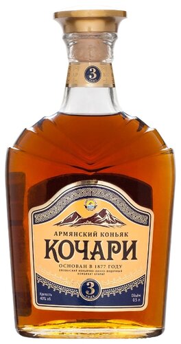 Коньяк Арарат Кочари 3 года, 0,5 л - фото 1