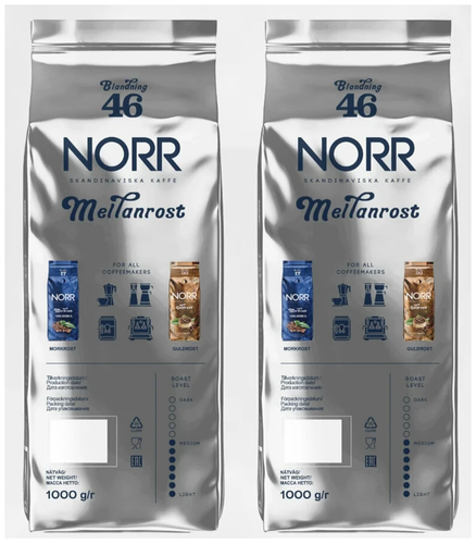 Кофе в зернах Norr Meilanrost №46 - фото 5