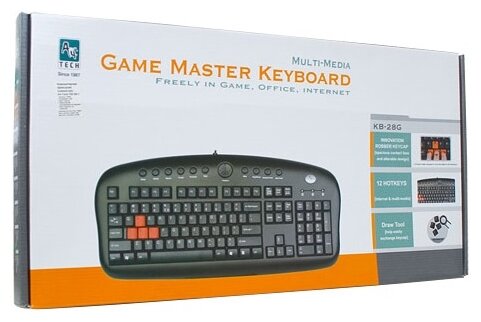 Клавиатура A4Tech KB-28G Black USB - фото 4