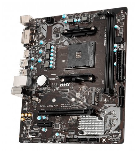 Материнская плата MSI B450M-A PRO MAX - фото 2