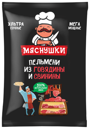 Мяснушки Пельмени из говядины и свинины 850 г - фото 1