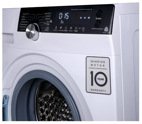 Стиральная машина Weissgauff WM 4947 DC Inverter Steam - фото 4