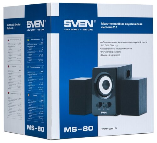 Компьютерная акустика SVEN MS-80 - фото 5