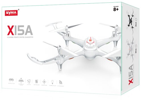 Квадрокоптер Syma X15A, белый - фото 4