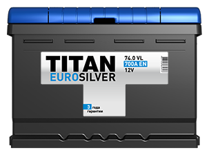Аккумулятор TITAN EUROSILVER 6CT-74.0 VL - фото 1