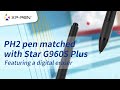 Видео - XP-PEN New PH2 Stylus Pen for Star G960S Plus- Featuring a digital eraser