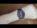 Видео - Ремешок силиконовый GSMIN Aztec 22 для Samsung galaxy Watch 3 45мм (черный)