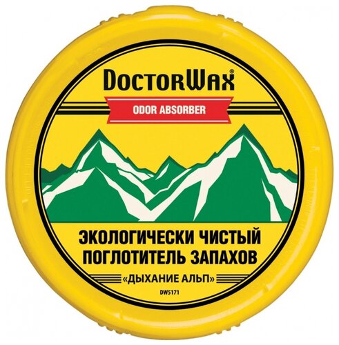 Doctor Wax Нейтрализатор запаха для автомобиля DW5171 Дыхание альп 227 г - фото 1