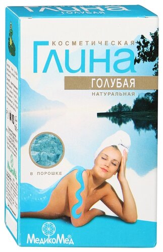 МЕДИКОМЕД Голубая косметическая глина - фото 1