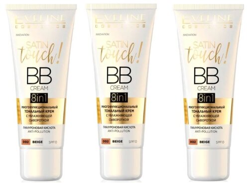 Eveline Cosmetics BB крем Satin Touch SPF 10, 30 мл - фото 3