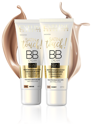 Eveline Cosmetics BB крем Satin Touch SPF 10, 30 мл - фото 4