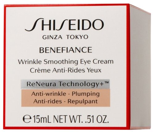 Shiseido Крем для кожи вокруг глаз Benefiance Wrinkle Smoothing Eye Cream - фото 2
