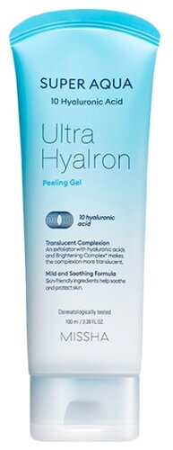 Missha пилинг-гель Super Aqua Ultra Hyalron Peeling Gel - фото 1