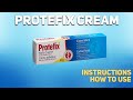 Видео - Protefix cream how to use: How and when to take it. Fixation of prostheses