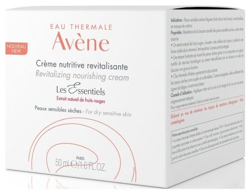 AVENE Revitalizing Nourishing Cream Восстанавливающий питательный крем для лица - фото 2