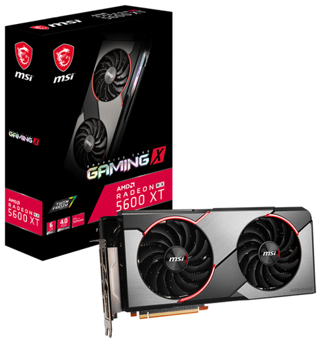 Видеокарта MSI Radeon RX 5600 XT 1420MHz PCI-E 4.0 6144MB 12000MHz 192 bit 3xDisplayPort HDMI HDCP GAMING X - фото 1