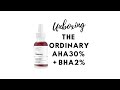 Видео - THE RED PEEL!  THE ORDINARY AHA 30% + BHA 2% UNBOXING | DECIEM CHAT ROOM #shorts