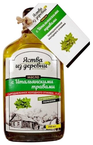 Яства из деревни Масло подсолнечное с итальянскими травами - фото 1