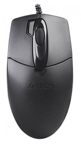Мышь A4Tech Wired Mouse OP-730D Black USB - фото 1
