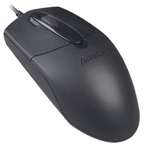 Мышь A4Tech Wired Mouse OP-730D Black USB - фото 2
