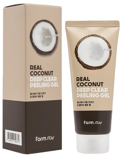 Farmstay пилинг-гель для лица Deep Clear Peeling Gel Real Coconut - фото 3