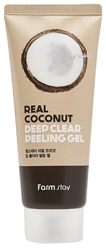 Farmstay пилинг-гель для лица Deep Clear Peeling Gel Real Coconut - фото 1