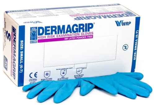 Перчатки смотровые WRP Dermagrip High Risk - фото 4