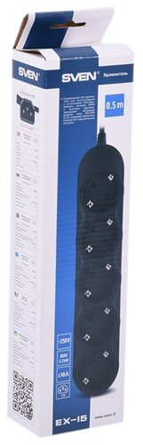 Удлинитель SVEN EX-I5, 0.5 м - фото 5