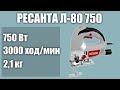 Видео - Электролобзик РЕСАНТА Л-80 750