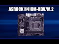 Видео - Материнская плата AsRock H410M-HDV/M.2