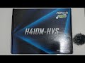 Видео - Asrock H410M-HVS Unboxing